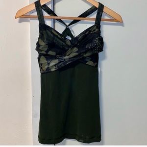 NWT Olive Green LuluLemon Top